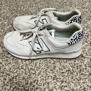 Women's White and Black New Balance